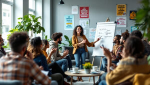 participez à notre atelier gratuit de prise de parole en public et développez vos compétences en communication. apprenez des techniques efficaces pour captiver votre auditoire et renforcer votre confiance en vous. inscrivez-vous dès maintenant pour transformer votre manière de vous exprimer!