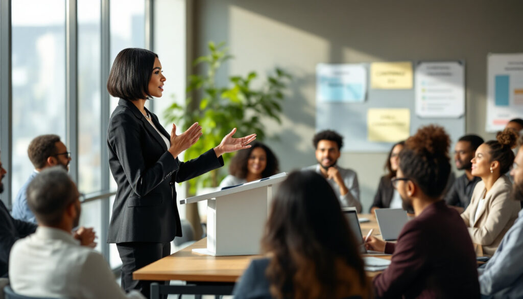 découvrez notre évaluation complète de vos compétences en prise de parole en public. améliorez votre confiance, affinez votre style et captiviez votre auditoire grâce à des conseils personnalisés et des stratégies éprouvées.